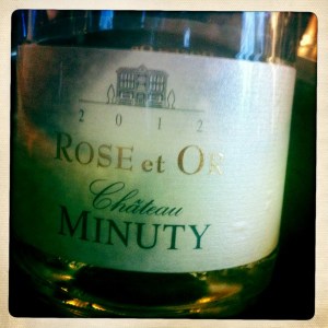 Cuvée Rosé et or Minuty