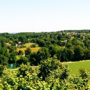 Vue du Château de l'Yeuse