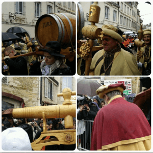 La Percée du vin jaune Lons le Saunier 2016 cortège